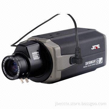 CCTV Box Camera with 1/3-inch Sony CCD Image Sensor and Dual Drive C/CS Mount Compatible